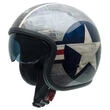 NZI Rolling 4 Sun Open Face Helmet Glossy Aeronautica (размер: xs)