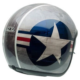 NZI Rolling 4 Sun Open Face Helmet Glossy Aeronautica