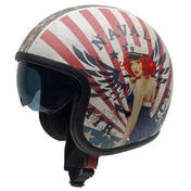 NZI Rolling 4 Sun Open Face Helmet Matt Naval