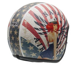 NZI Rolling 4 Sun Open Face Helmet Matt Naval