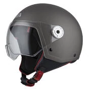 NZI Vintage 3 Open Face Helmet Matt Anthracite Matt