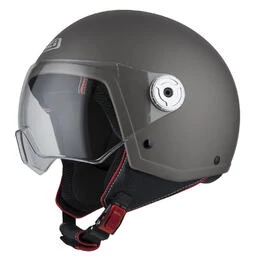 NZI Vintage 3 Open Face Helmet Matt Anthracite Matt