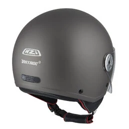 NZI Vintage 3 Open Face Helmet Matt Anthracite Matt
