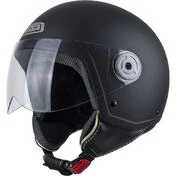 NZI Vintage 3 Open Face Helmet Matt Matt Black