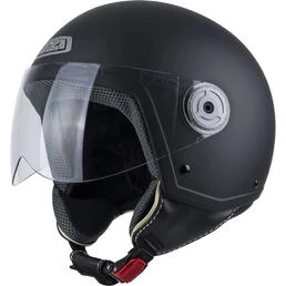 NZI Vintage 3 Open Face Helmet Matt Matt Black
