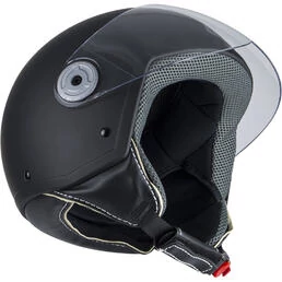 NZI Vintage 3 Open Face Helmet Matt Matt Black