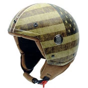 NZI Tonup Open Face Helmet Matt Forever