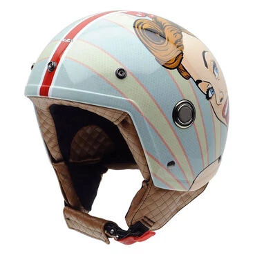 NZI Tonup Open Face Helmet Glossy Chica Bonita