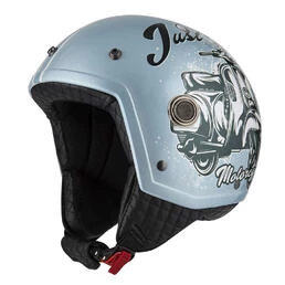NZI Tonup Open Face Helmet Glossy Bello Pearl White