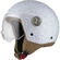 NZI Zeta 2 Open Face Helmet Matt Brocado White