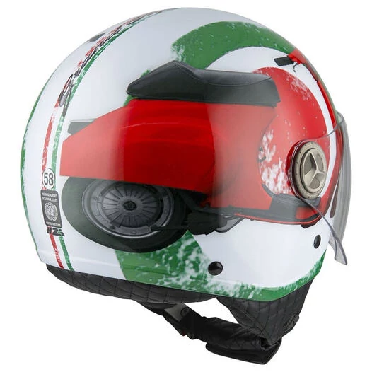 NZI Zeta 2 Open Face Helmet Glossy Super Cinquantotto