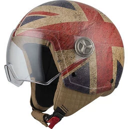 NZI Zeta 2 Open Face Helmet Matt Britain