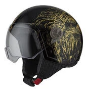 NZI Zeta 2 Open Face Helmet Matt Boss Gold