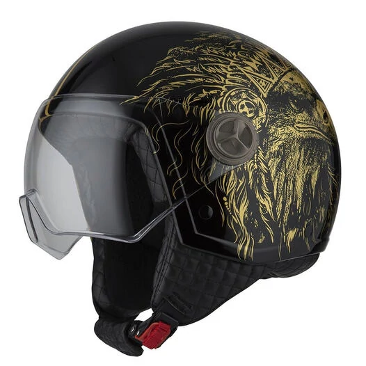 NZI Zeta 2 Open Face Helmet Matt Boss Gold (размер: xl)