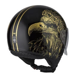 NZI Zeta 2 Open Face Helmet Matt Boss Gold