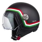 NZI Zeta 2 Open Face Helmet Matt Eterno Nero