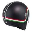 NZI Zeta 2 Open Face Helmet Matt Eterno Nero