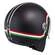 NZI Zeta 2 Open Face Helmet Matt Eterno Nero