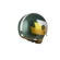 NZI Zeta 2 Open Face Helmet Matt Bandi Musgo / Gold