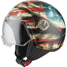 NZI Zeta 2 Open Face Helmet Matt Peace