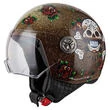 NZI Zeta 2 Open Face Helmet Skull ´N Roses (размер: xl)