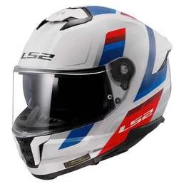 LS2 FF808 Stream II Vintage Full Face Helmet White / Blue / Red
