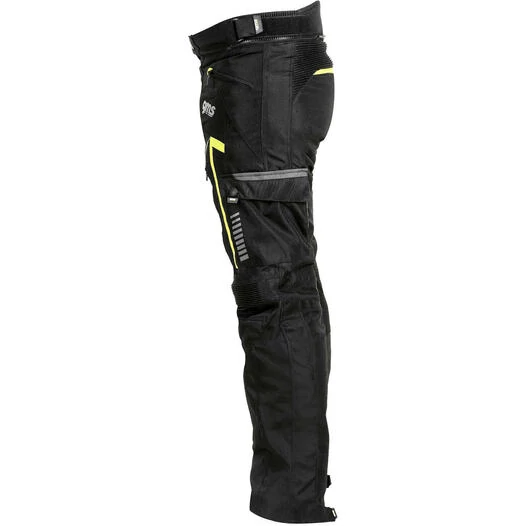 GMS EVEREST Touring Motorcycle Pants Black Anthracite Yellow