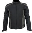 PXT Short Man Motorcycle Jacket Black Gray Waterproof