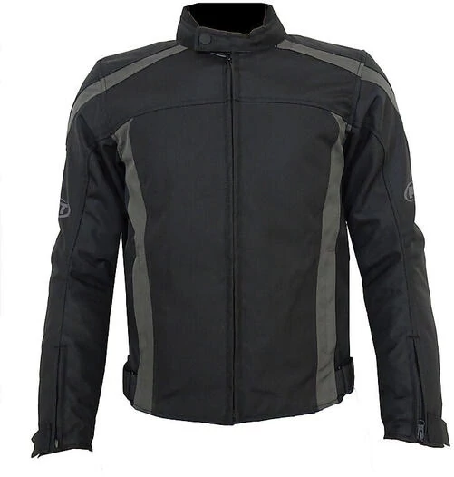 PXT Short Man Motorcycle Jacket Black Gray Waterproof