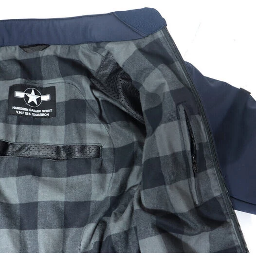 Urban Motorcycle Jacket Harisson DODGER Blue