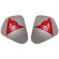 Dainese Aluminium Shoulder Sport Plates Red