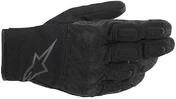Alpinestars S MAX Drystar Motorcycle мотоперчатки Black Leather and Fabric Anthracite Black