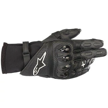 Alpinestars Gp X V2 Leather мотоперчатки Black Черный