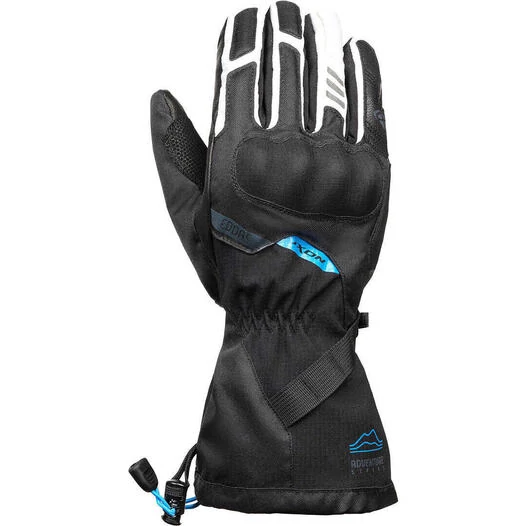 Ixon PRO EDDAS Winter Motorcycle мотоперчатки Black Gray Blue