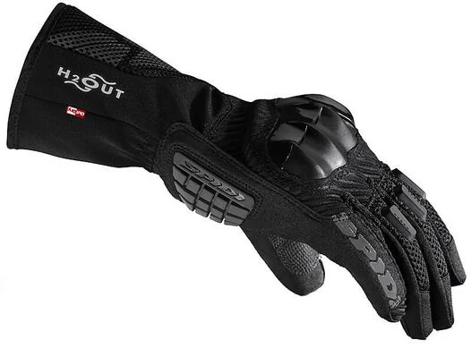 Touring H2Out Spidi Fabric Gloves RAINSHIELD Black