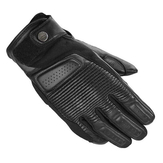 Spidi Clubber Leather мотоперчатки Black Черный