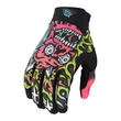 Troy Lee Designs Air Skull Demon мотоперчатки Orange Зеленый