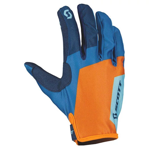 Scott 350 Race Evo мотоперчатки Blue Orange Синий