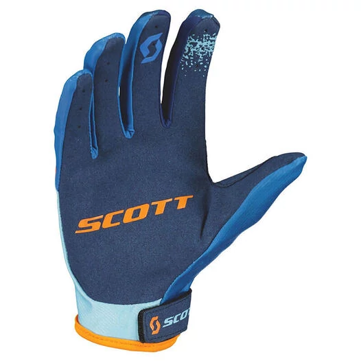 Scott 350 Race Evo Gloves Blue Orange Синий