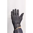 Oj Atmospheres STONE Black Summer Leather Motorcycle Gloves