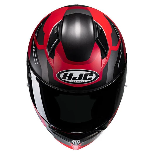 Hjc C10 Tins Helmet Black Red Красный