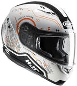 Integral Мотошлем HJC CS-15 Safa MC7 Black White Orange