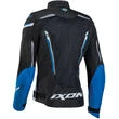 Ixon STRIKER AIR WP LADY Woman Motorcycle Jacket Black White Blue