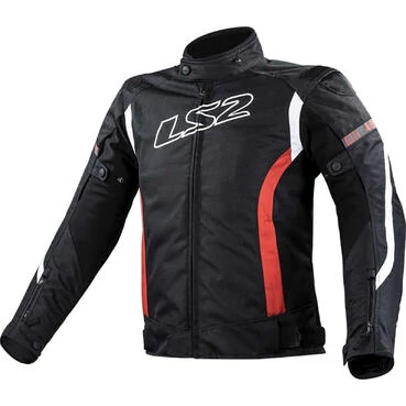 LS2 Gate Sports Motorcycle Technical мотокуртка Black Red Certified