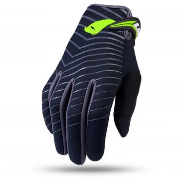 Ufo NINJA Cross Enduro Motorcycle мотоперчатки Black Yellow Fluo