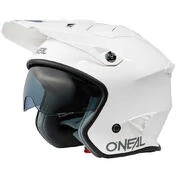 Oneal VOLT Мотошлем SOLID White Motorcycle Jet Мотошлем