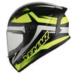 Integral Motorcycle Мотошлем Vemar VH Ghibli Base Black Yellow Fluo (размер: s)