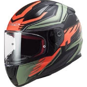 Full Face Motorcycle Мотошлем Ls2 FF353 Rapid GALE Black Red Green Opaque