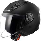 Ls2 OF616 AIRFLOW 2 SOLID Matt Black Motorcycle Jet Мотошлем