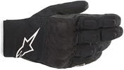 Alpinestars S MAX Drystar Leather and Fabric Motorcycle мотоперчатки Black Drystar Black White